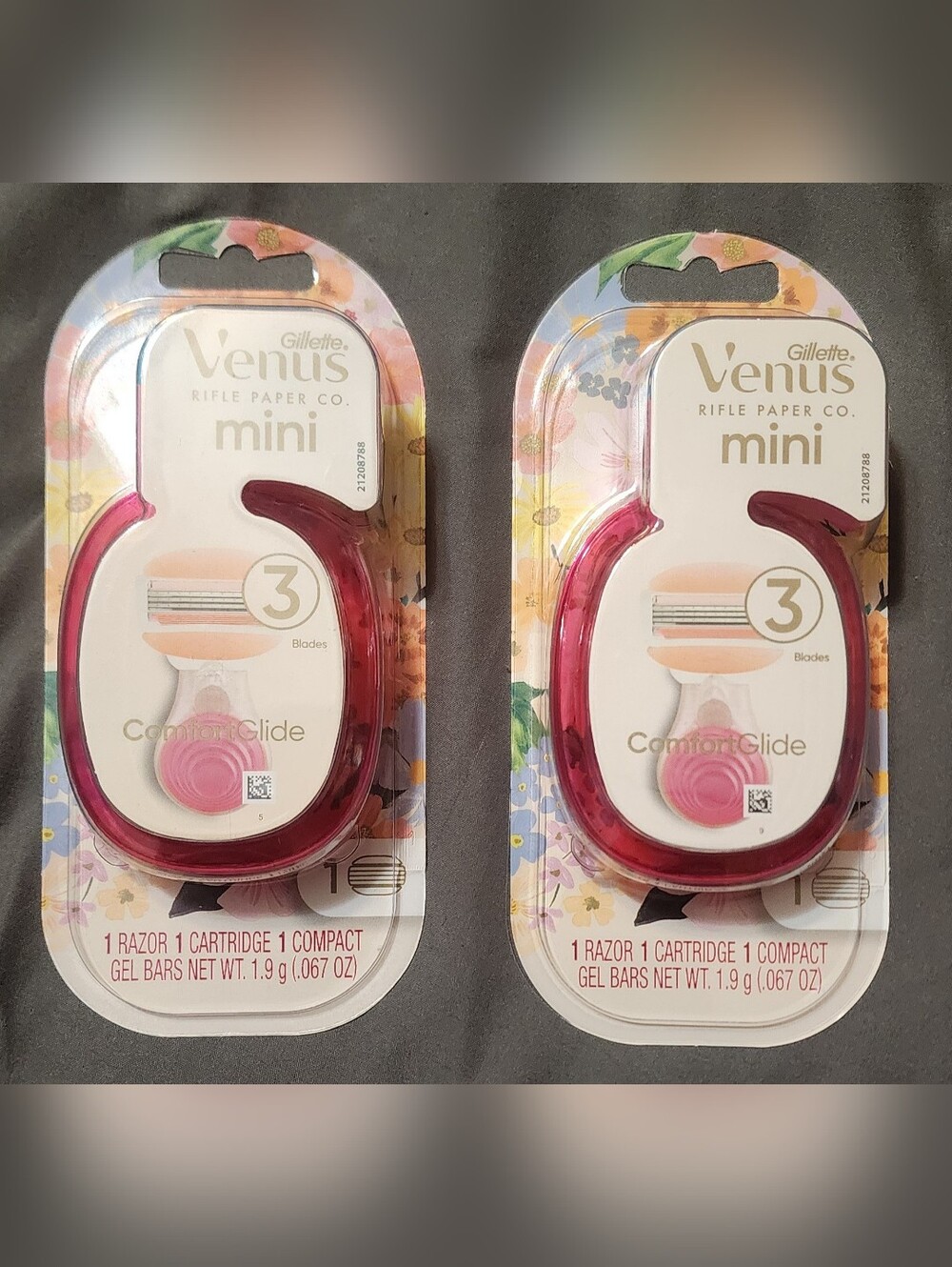Gillette Venus Rifle Paper Co. Mini Razor in Pink - 3-Blade ComfortGlide